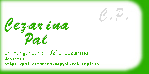 cezarina pal business card